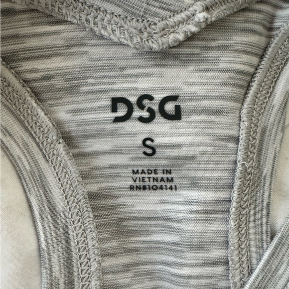 Gray Racerback Workout Top - Picture 3 of 3